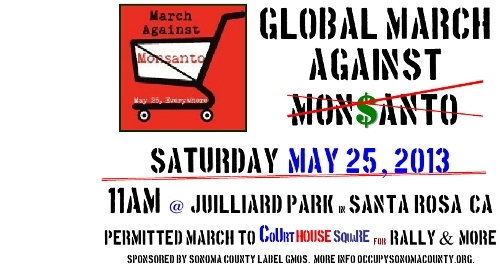 March Against Monsanto event: 5/25/2013